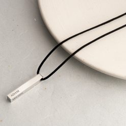 Collier Barre Verticale Personnalisé