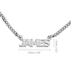 Collier Prénom avec Chaîne Cubaine