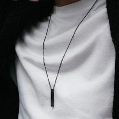 Collier Barre Homme Personnalisé