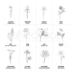 Collier Fleur de Naissance