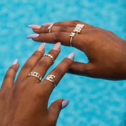 Bague Chiffres Anglais Ancien