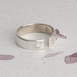 Bague Ouverte avec Zirconium