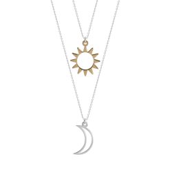 Collier Lune Soleil