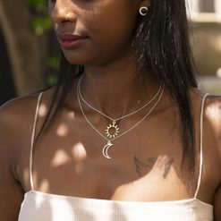Collier Lune Soleil