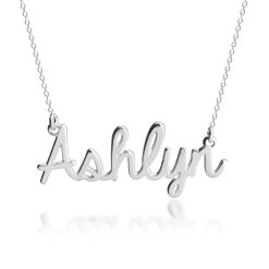 Collier Pendentif Prénom Cursif
