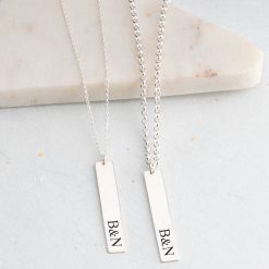 Colliers Couple avec Initiales