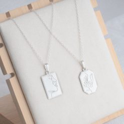 Pendentif Visage Art Line