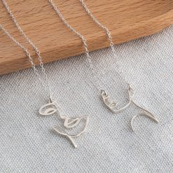 Collier Visage Femme Art Line