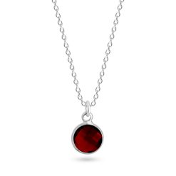 Collier Grenat