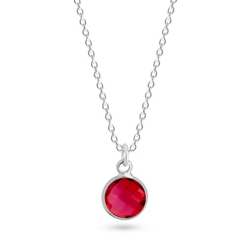 Collier Rubis - Pierre de Naissance Juillet
