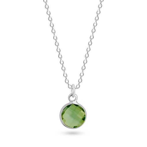 Collier Péridot - Pierre de Naissance Août