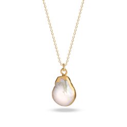 Collier Doré avec Perle