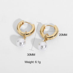 Créoles avec Perles