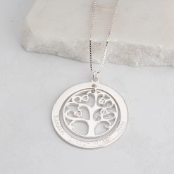 Collier Arbre de Vie avec Diamants