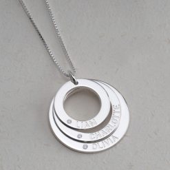 Collier Maman Personnalisé avec Diamants