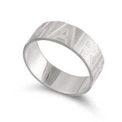 Bague Pénom Gravé Homme