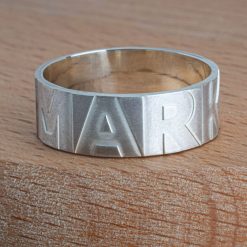 Bague Pénom Gravé Homme