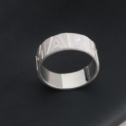Bague Pénom Gravé Homme