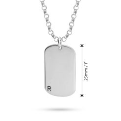 Collier Plaque Militaire Personnalisable