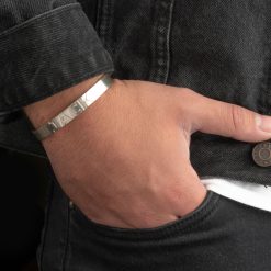 Bracelet Jonc Gravé Homme