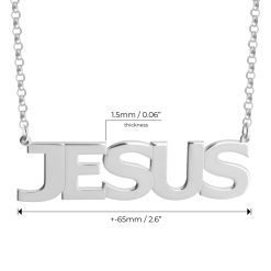 Collier Prénom Majuscules Capitales