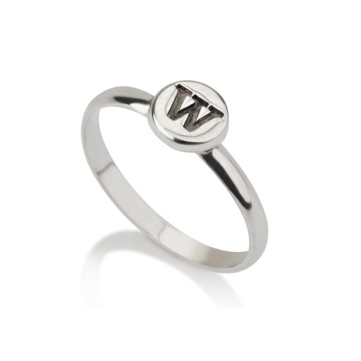 Bague Cercle avec Initiale