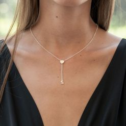 Sautoir Cœur avec Initiale