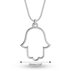 Collier Pendentif Main Hamsa