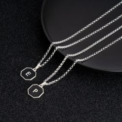 Collier Homme avec Initiale