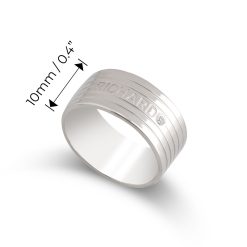 Bague Large avec Diamant