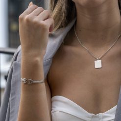 Bracelet Jonc Ouvert avec Initiales