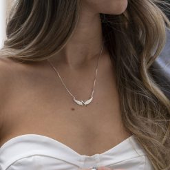 Collier Initiale avec Ailes