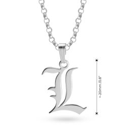 Collier Initiale Gothique
