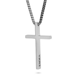 Collier Croix 3D Personnalisé