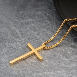 Collier Croix 3D Personnalisé