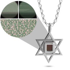 Collier Étoile de David avec Bible