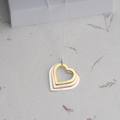 Collier de Cœurs pour Mamans en 3 Tons