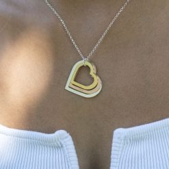 Collier de Cœurs pour Mamans en 3 Tons