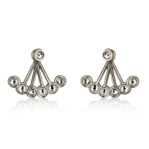 Boucles d'Oreilles Jacket avec Pierres de Naissance