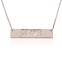 Collier d'Amitié Gravure Braille