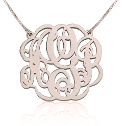 Collier Monogramme Arabesque