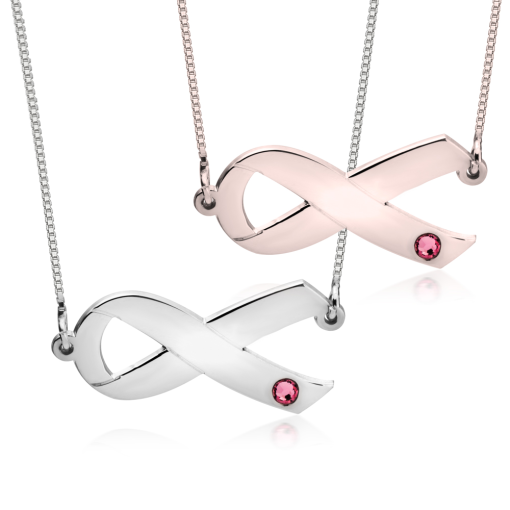 Collier Ruban Rose