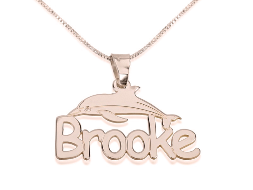 Collier Prénom avec Dauphin