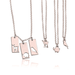 Set de Colliers Animaux Mère Fille
