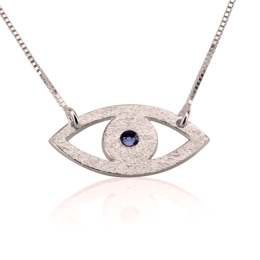 Collier Œil avec Pierre de Naissance