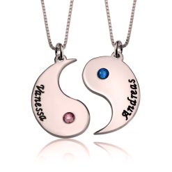 Collier Yin et Yang Séparable