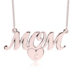 Collier Mom Cœurs et Initiales