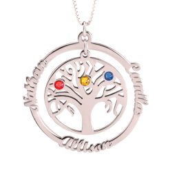 Collier Arbre de Vie et Prénoms