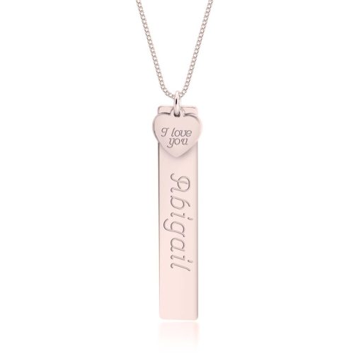 Collier Barrette Verticale Personnalisé