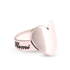 Bague Cœur Personnalisable